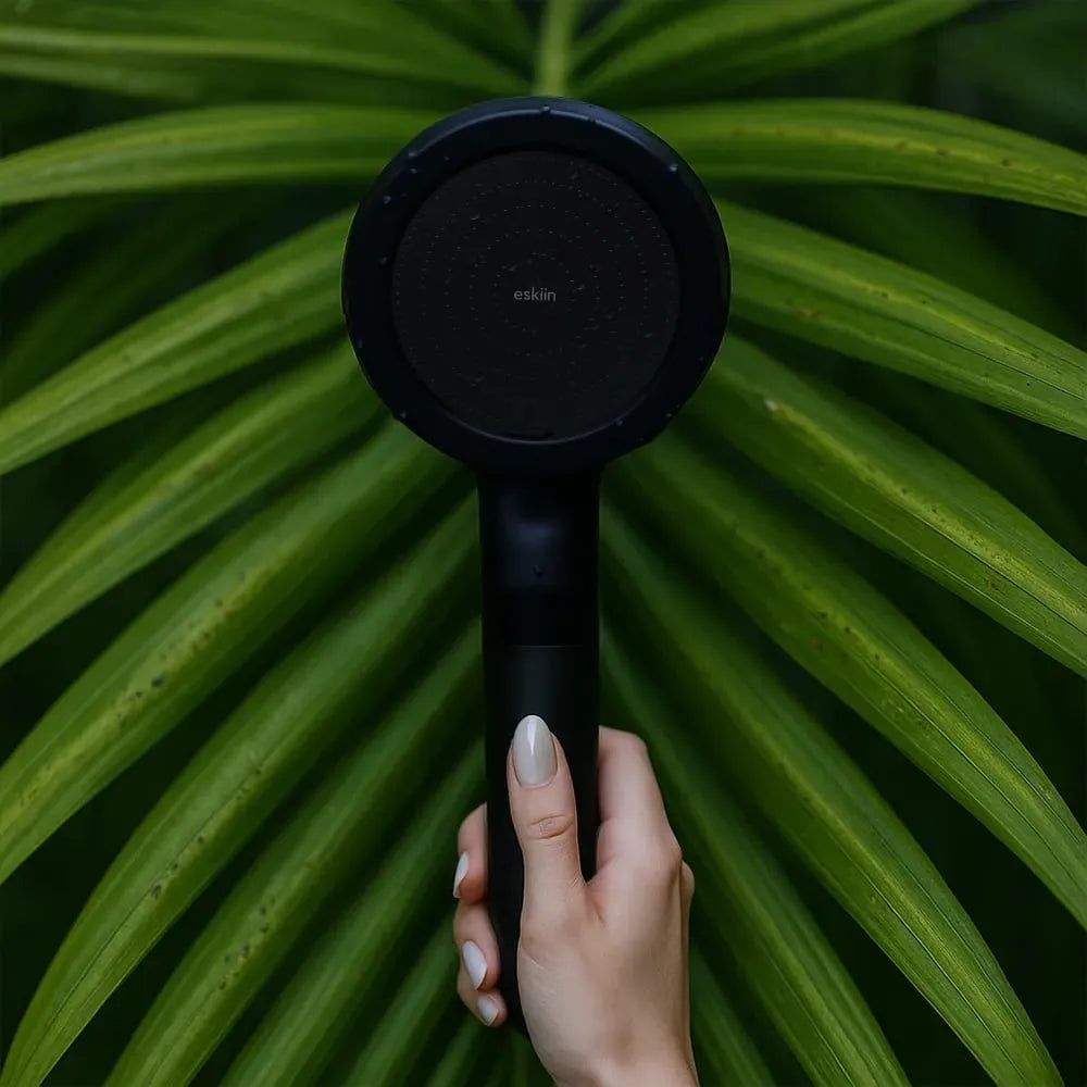 Filtered Shower Water. Visible Results. Now In the Palm of Your Hand.